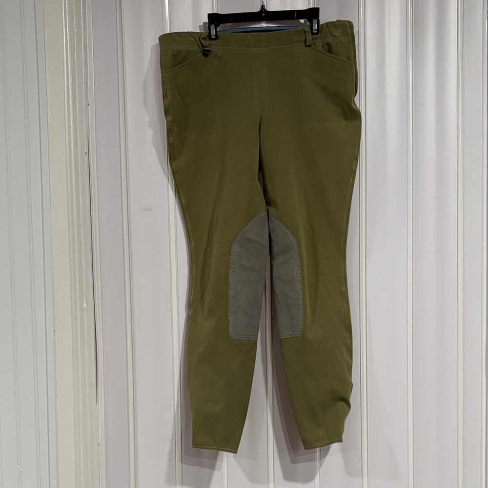Ovation Olive Green Riding Pants